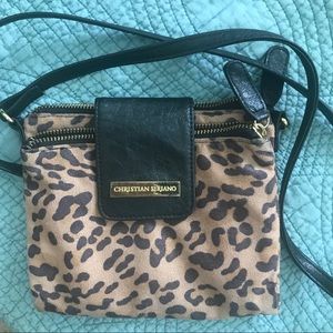 Leopard crossbody purse